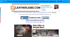 Desktop Screenshot of leatherjobs.com