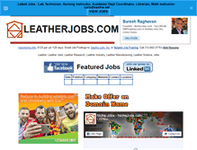 Tablet Screenshot of leatherjobs.com